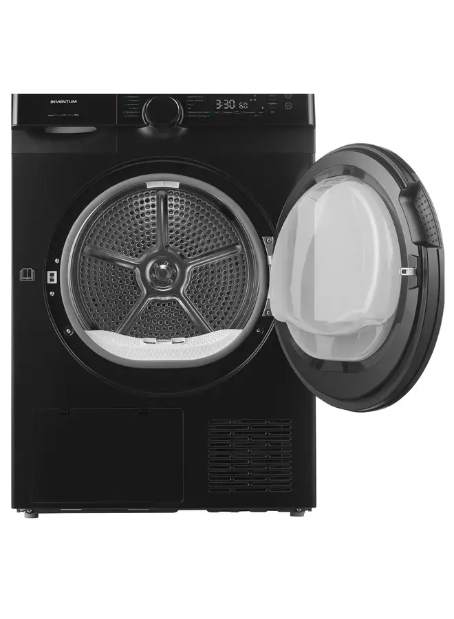 Inventum VDW9030B | Warmtepompdroger | Zwart | 9 kg
