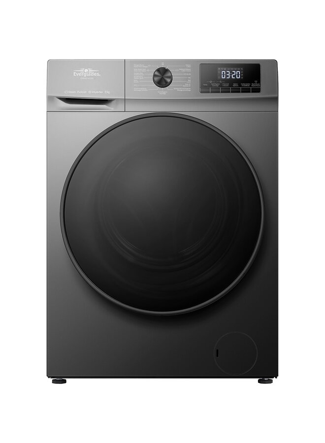 Everglades EVWM91402AG wasmachine 9 kg Zwart