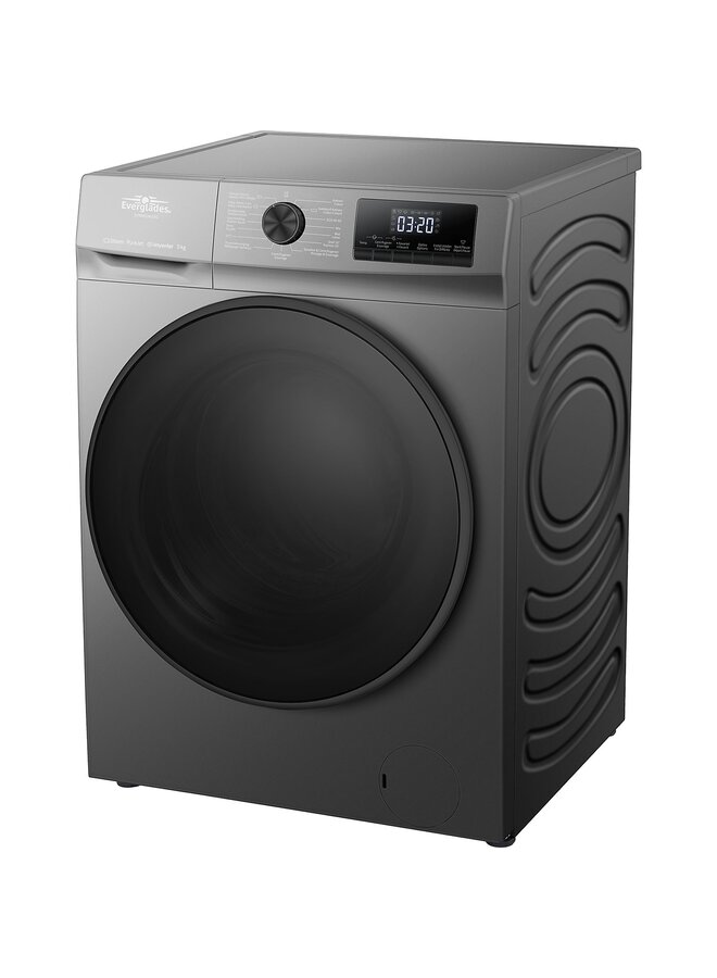 Everglades EVWM91402AG wasmachine 9 kg Zwart