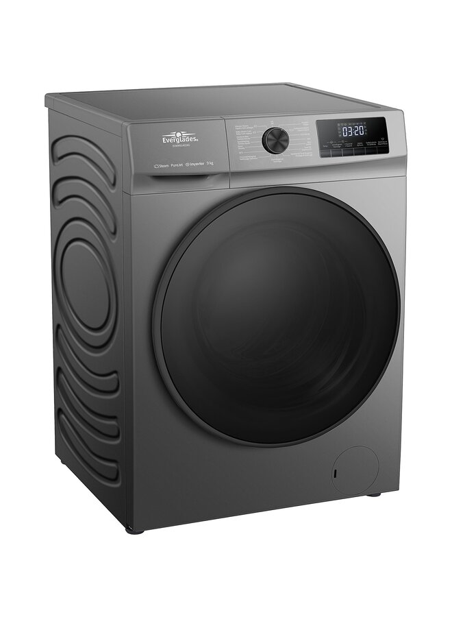 Everglades EVWM91402AG wasmachine 9 kg Zwart