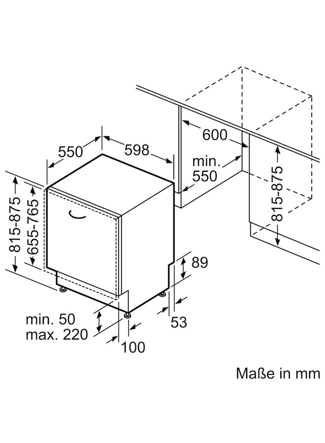 Neff S175HTX04E inbouw vaatwasser