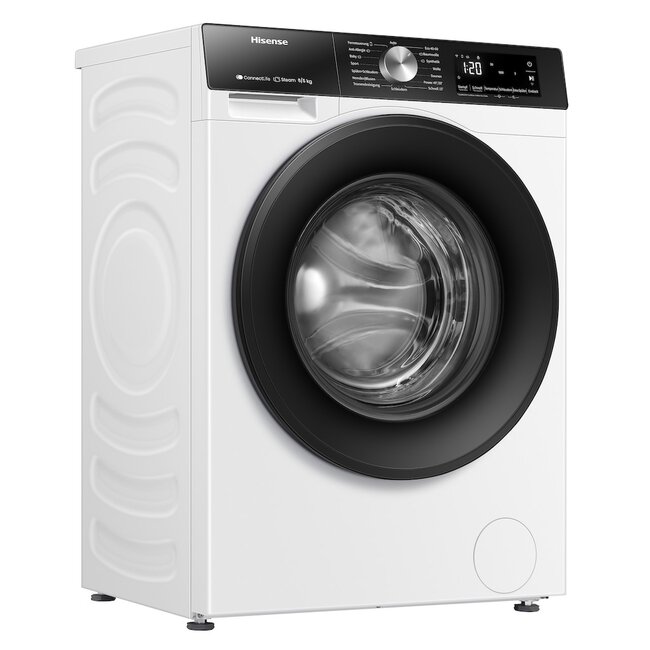 Hisense WD3S8043BW3 | Wasdroogcombinatie | 8 kg | Stoom | Wifi
