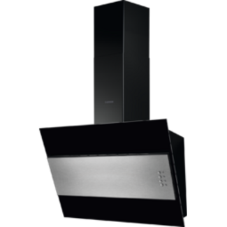 Zanker ( AEG ) KHV62550BA | Afzuigkap | 60 cm | Zwart/ RVS