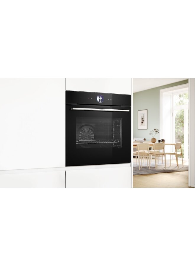 Bosch HRG7764B1 inbouw oven | 60 cm | Stoom | Zwart