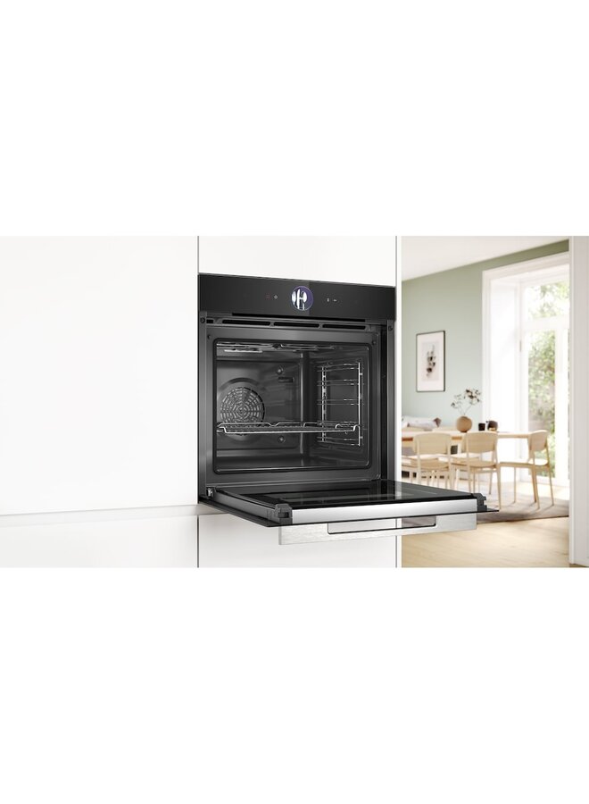 Bosch HRG7764B1 inbouw oven | 60 cm | Stoom | Zwart