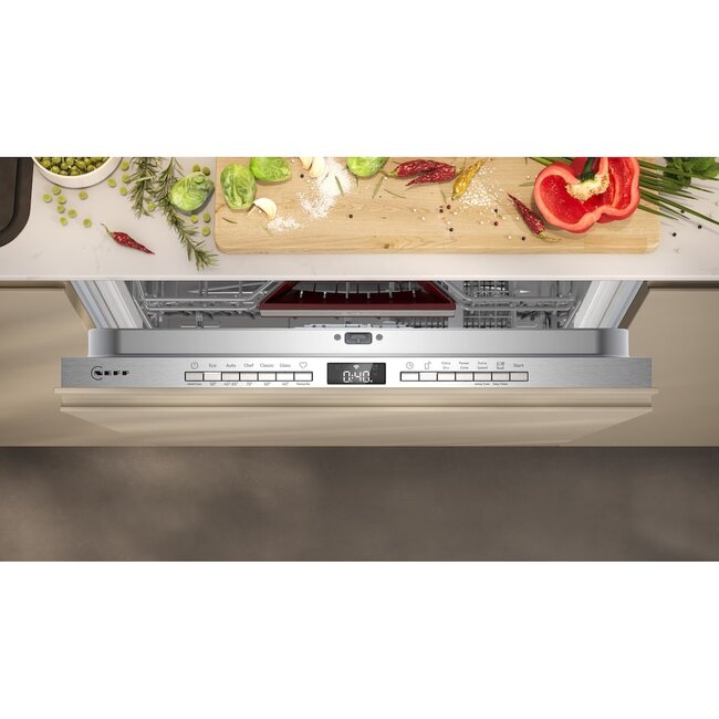 Neff S155EBX16E inbouw vaatwasser | Open Dry | Label A