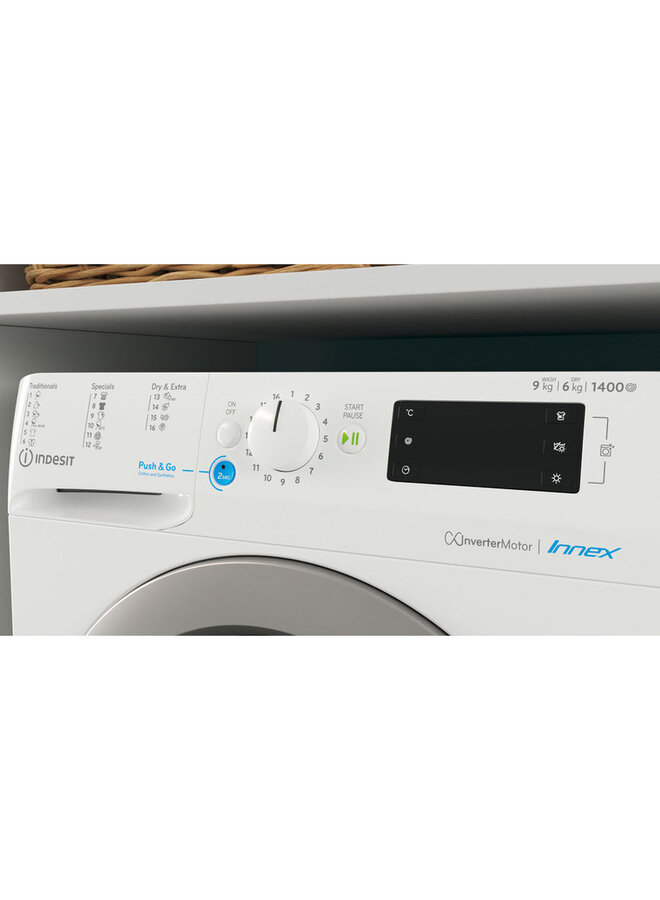 Indesit BDE 96435 9EWS EU | Wasdroogcombinatie