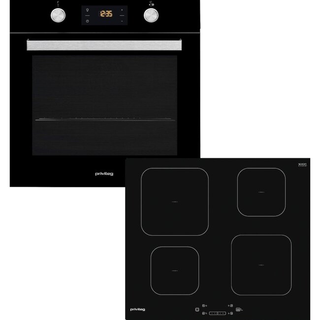 Privileg ( Bauknecht ) Turn&Cook 470  Inbouw oven met Gratis Inductie kookplaat