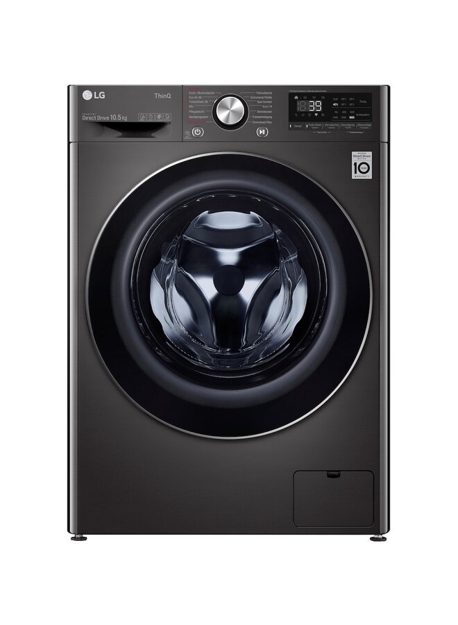 LG F6WV710P2S wasmachine 10.5 kg Zwart