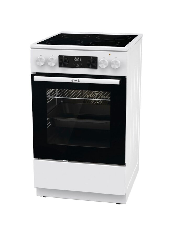 Gorenje GEC5C41WG | Keramisch fornuis | 50 cm | AquaClean