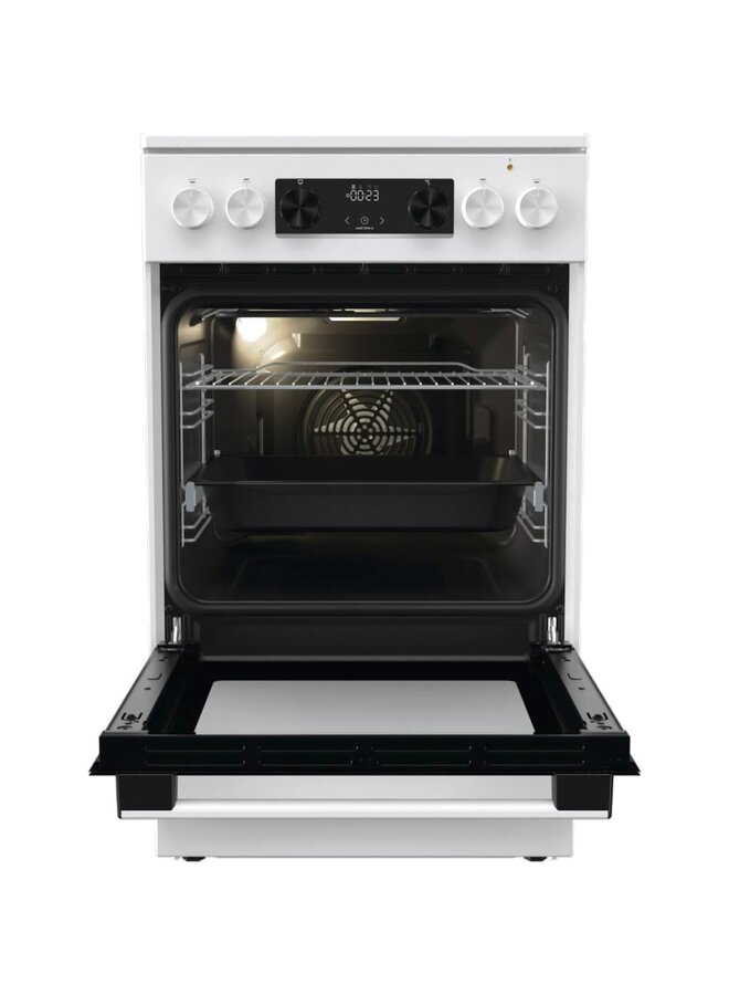 Gorenje GEC5C41WG | Keramisch fornuis | 50 cm | AquaClean