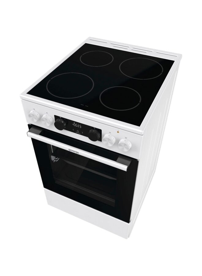 Gorenje GEC5C41WG | Keramisch fornuis | 50 cm | AquaClean