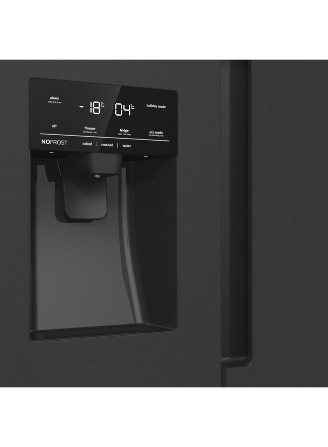 Gorenje NRR 9185 ESBXL | Amerikaanse koelkast | Zwart | 91.5 cm