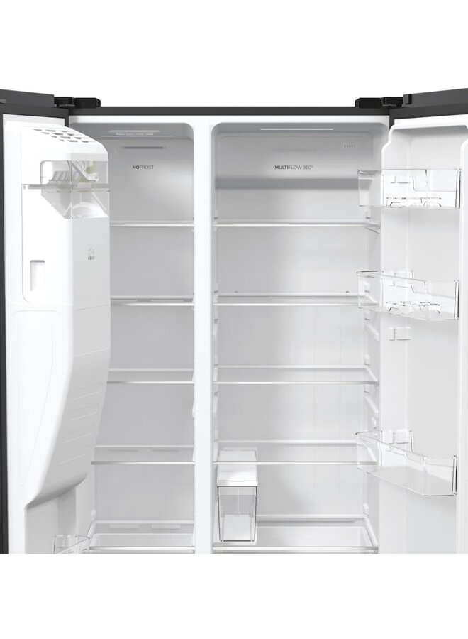 Gorenje NRR 9185 ESBXL | Amerikaanse koelkast | Zwart | 91.5 cm