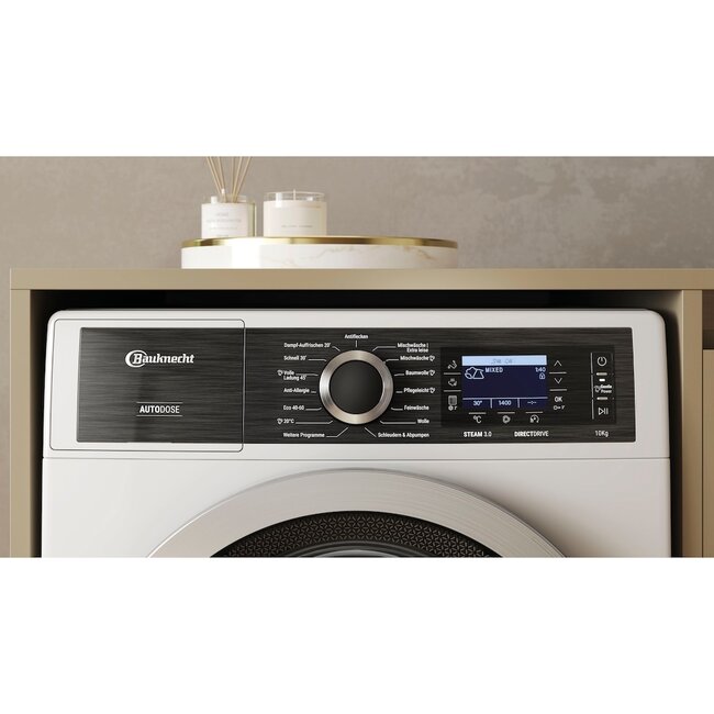 Bauknecht B8 09AD Silence DE | wasmachine | 10 kg | AutoDose | Steam