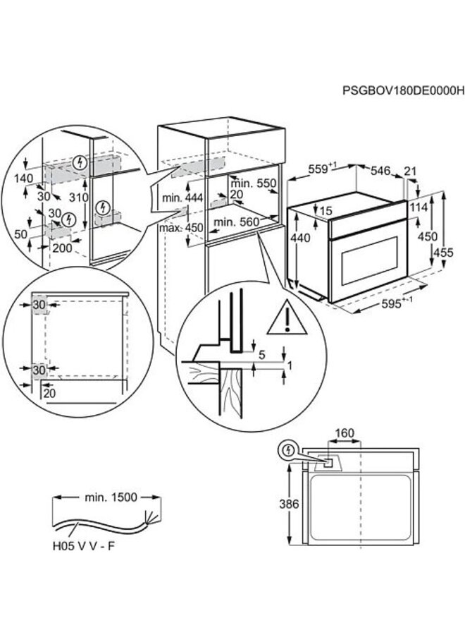 Zanussi ZVENM6X3 | Inbouw oven met Magetron | 45 cm