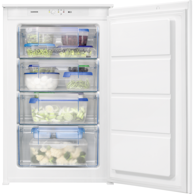 Zanker ( AEG ) KUAK88ES | Inbouw vrieskast | 88 cm | Sleepdeur