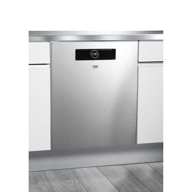 Beko BDDN38450XD onderbouw vaatwasser | RVS