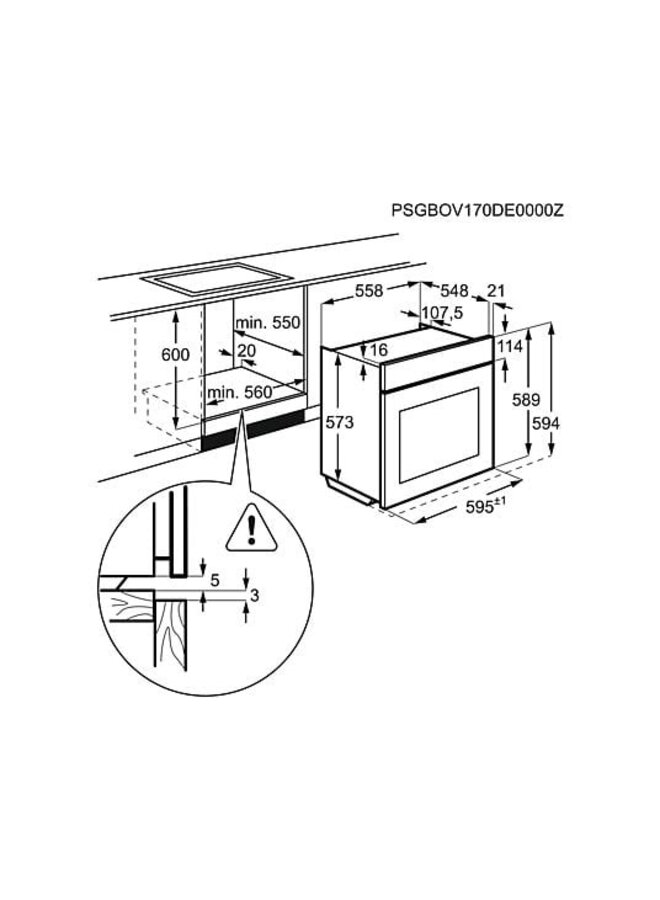 Zanker ( AEG ) KOP37904XK | Inbouw oven | 60 cm