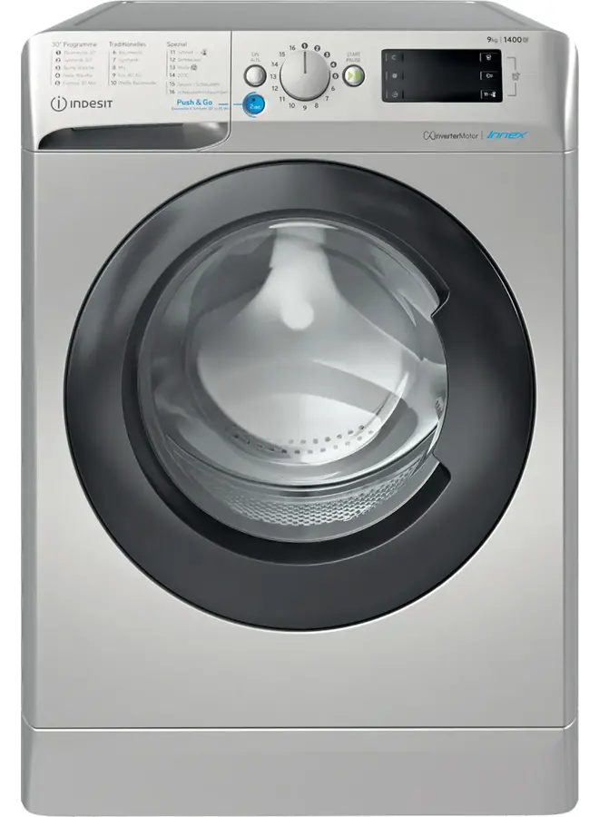 BWE 91496XE SK DE N | Wasmachine | Zilver | 9 kg