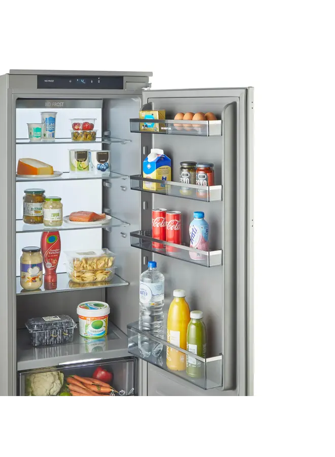 Inventum IKK1786GS inbouw koelkast | Grijs | 178 cm