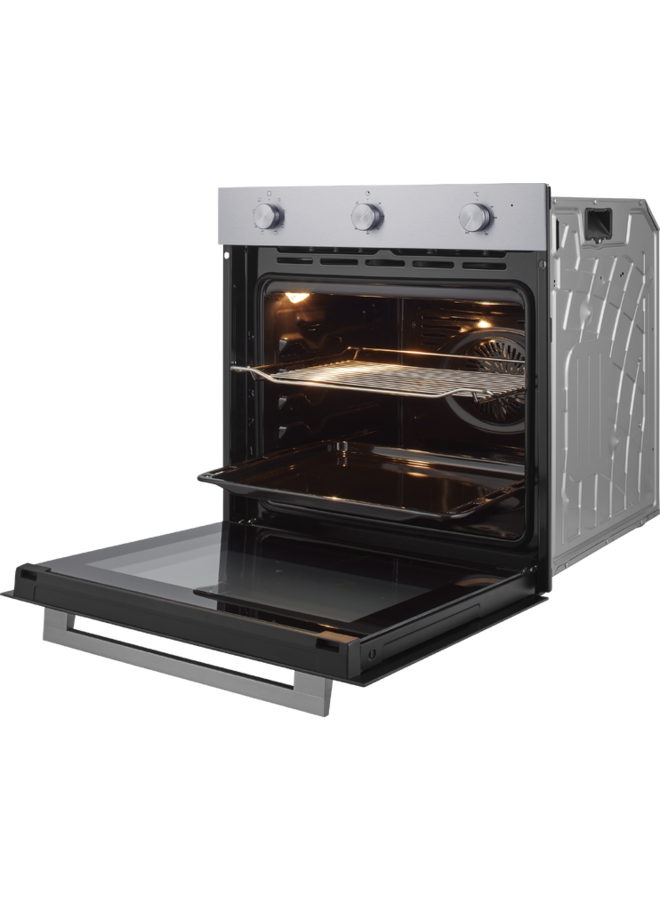 Etna OM265RVS Inbouw oven | 60 cm | RVS/Zwart