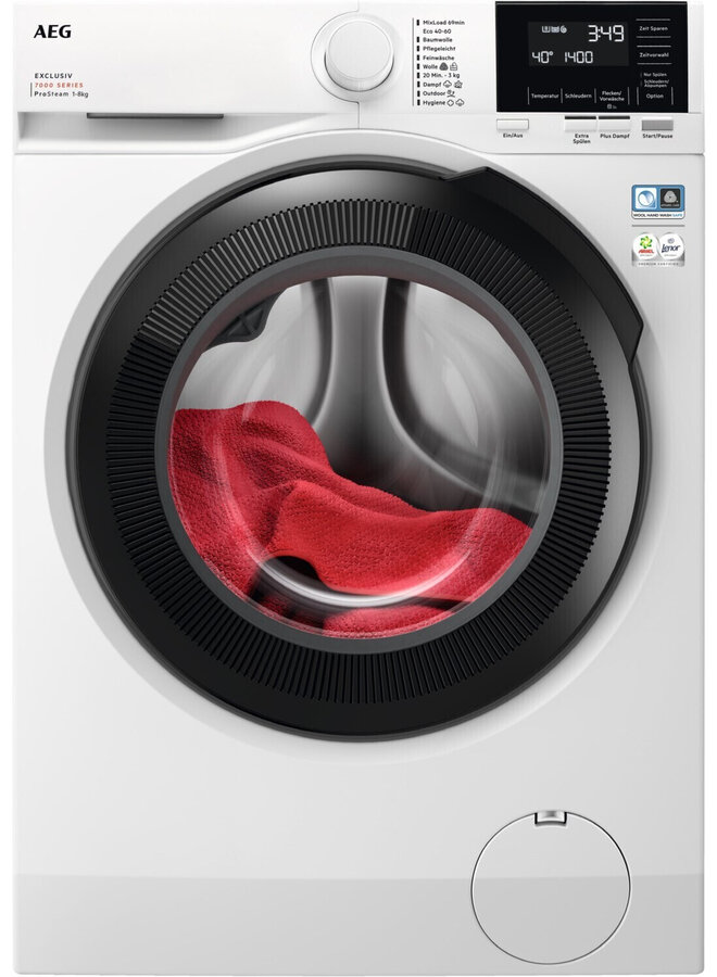 LR7G60489 | Wasmachine | ProSteam | 8 kg | A