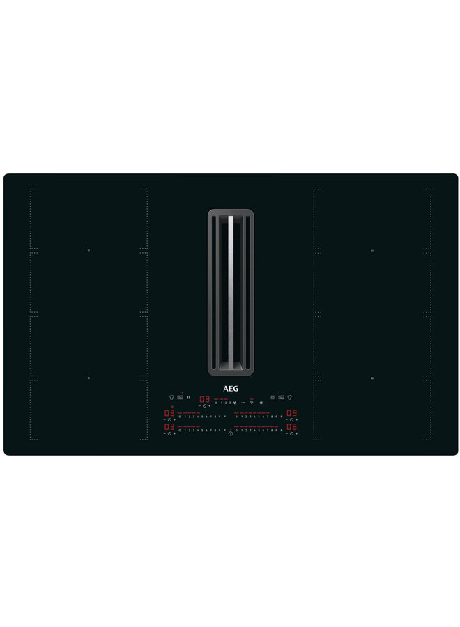 AEG CDE84779CB | Inductie kookplaat met afzuiging | 83 cm