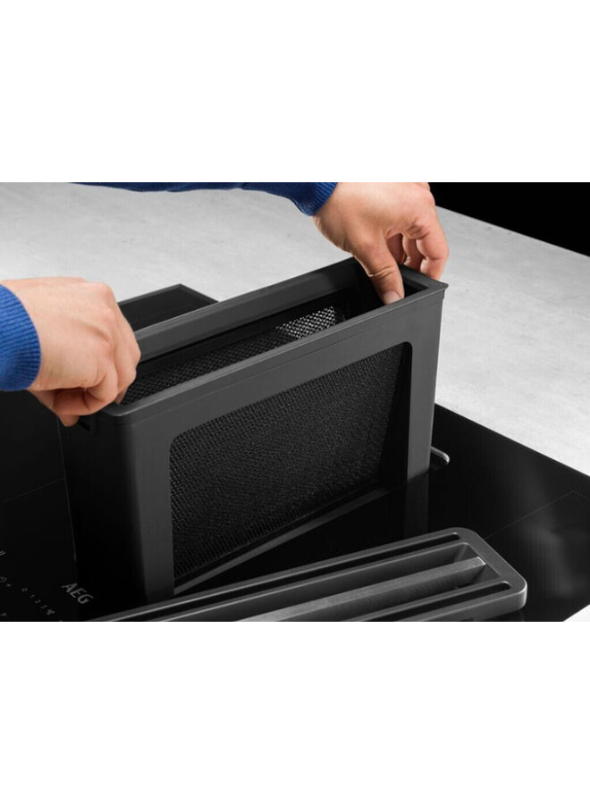 AEG CDE84779CB | Inductie kookplaat met afzuiging | 83 cm