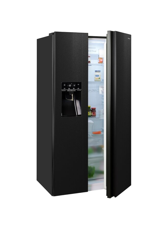 Hisense RSIM535AFE | Amerikaanse koelkast | Zwart