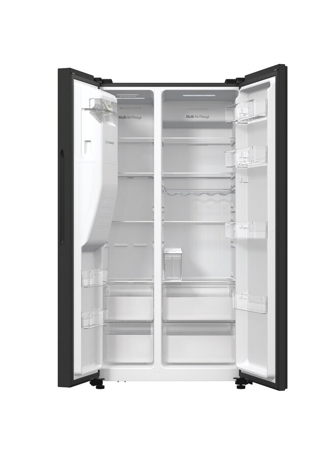 Hisense RSIM535AFE | Amerikaanse koelkast | Zwart