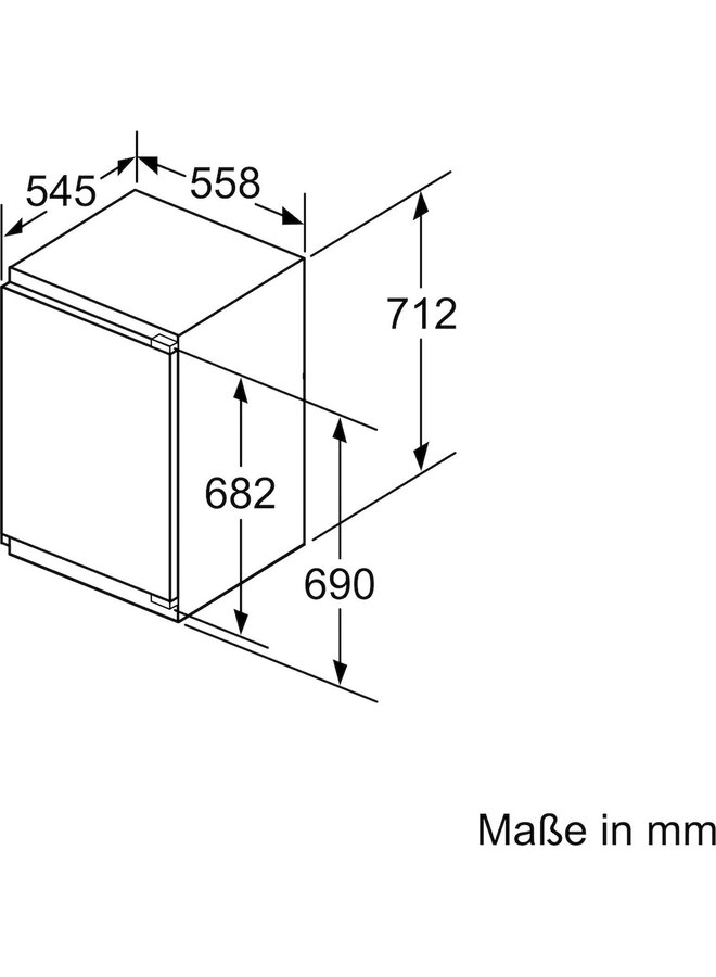 Neff GI1113FE0 | Inbouw vriezer 71.2 cm | deur op deur