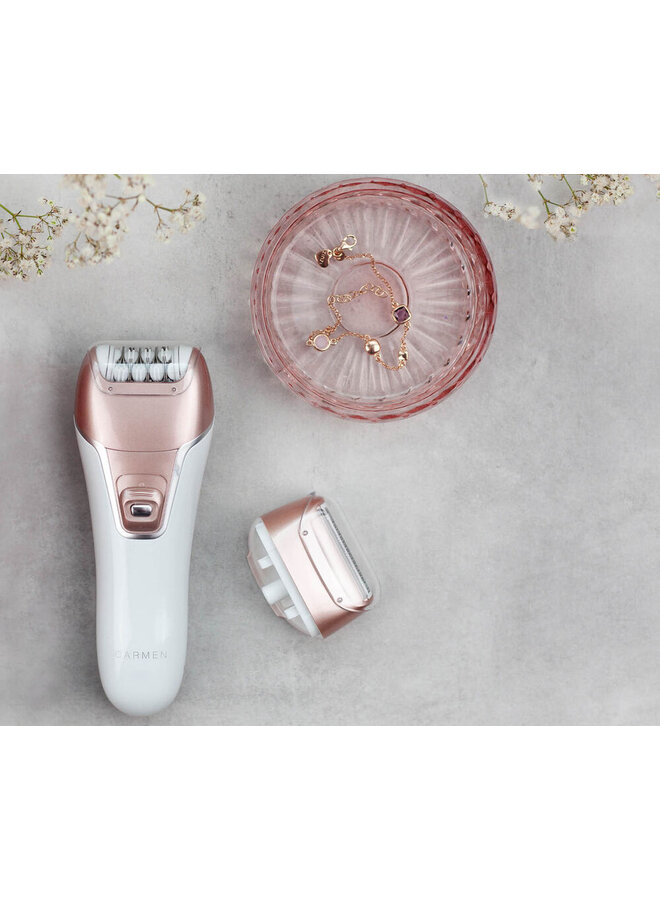 Carmen LS170 2 in 1 ladyshave en epileerapparaat