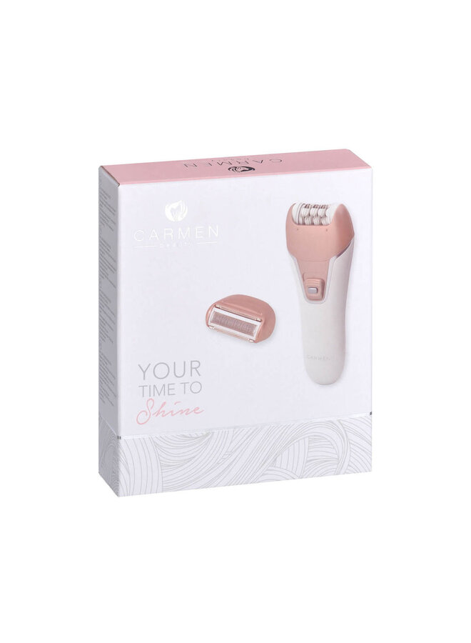 Carmen LS170 2 in 1 ladyshave en epileerapparaat
