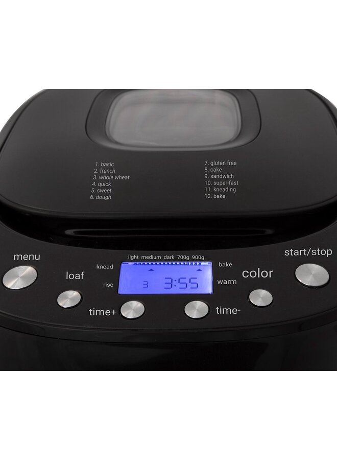 Tomado TBM9001B broodbakmachine | Matzwart