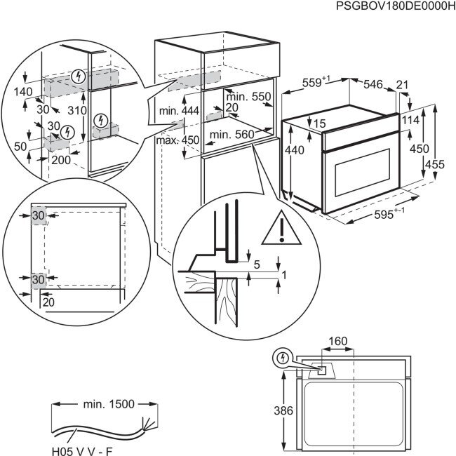 AEG KME968000M inbouw combimagnetron | 45 cm