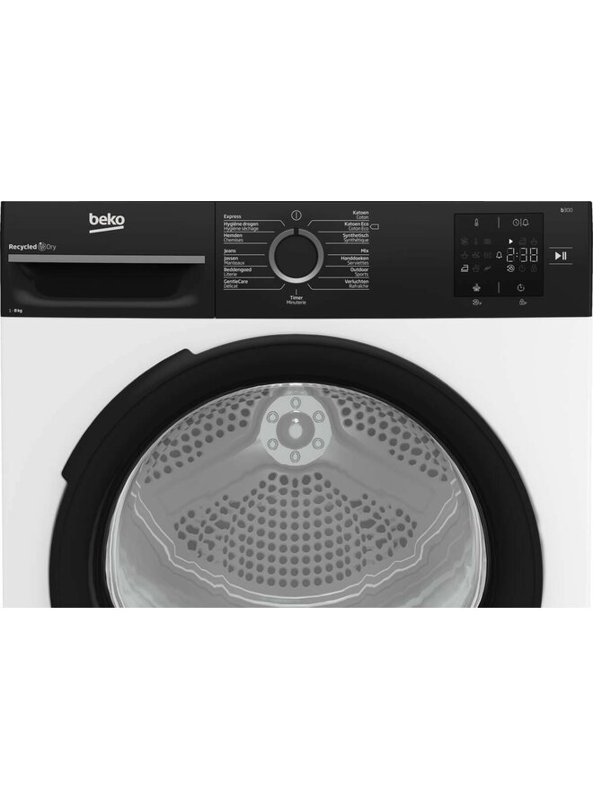 Beko BM3T3823B | warmtepompdroger | 8 kg | A++