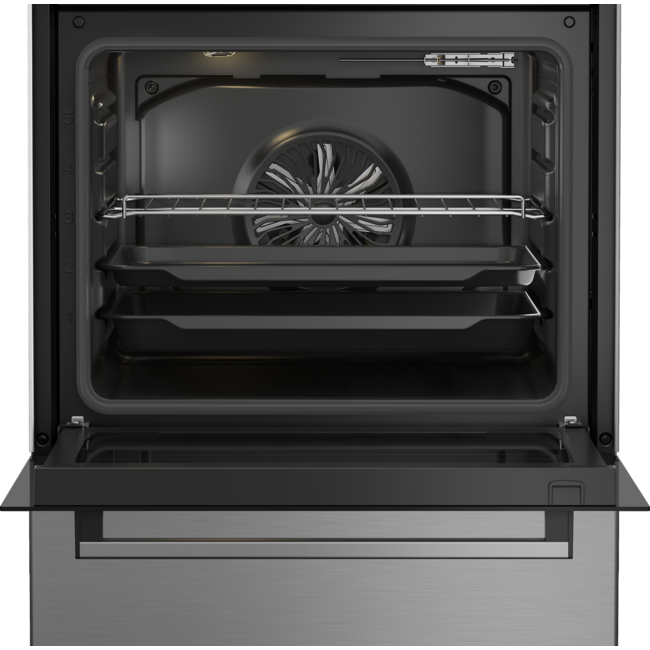Beko FBM6701X | Keramisch fornuis | 60 cm | RVS
