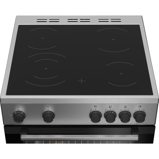 Beko FBM6701X | Keramisch fornuis | 60 cm | RVS
