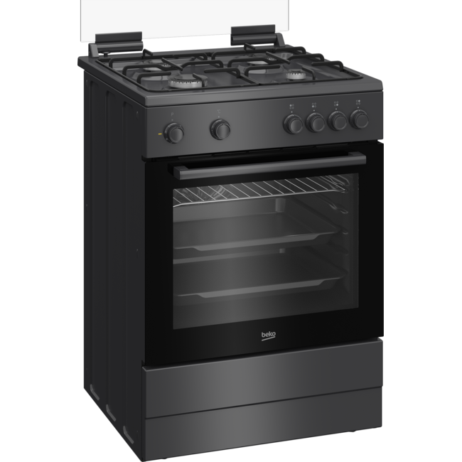 Beko FBM6202A  | Gasfornuis | Zwart 60 cm