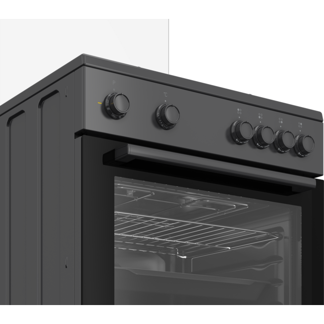 Beko FBM6202A  | Gasfornuis | Zwart 60 cm