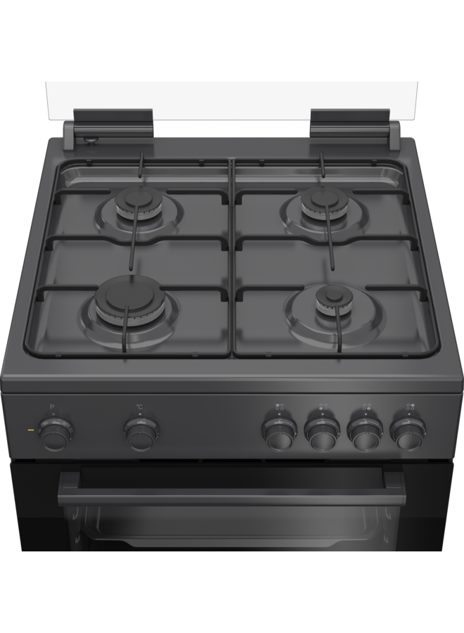Beko FBM6202A  | Gasfornuis | Zwart 60 cm