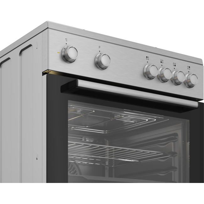 Beko FBM6202X | Gasfornuis | RVS | 60 cm
