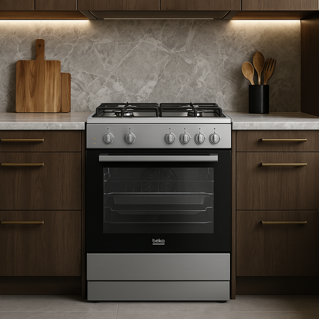 Beko FBM6202X | Gasfornuis | RVS | 60 cm