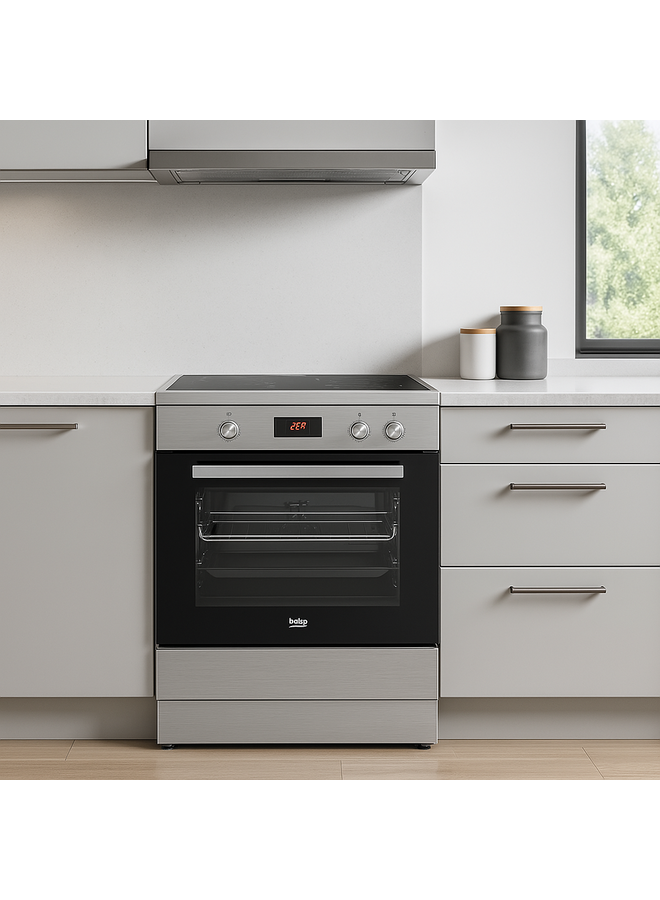 Beko FSM89302GXS | Inductie fornuis | RVS