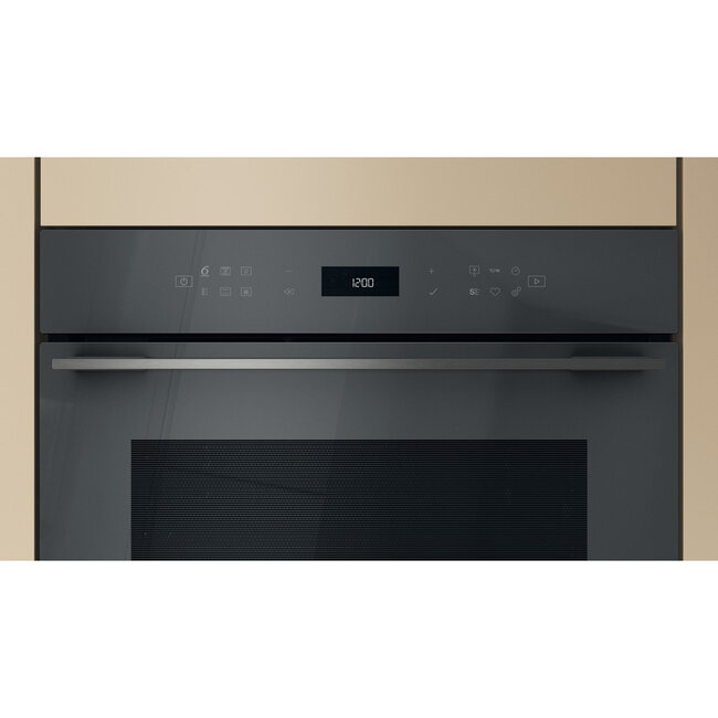 Whirlpool WCW7O7HTSSG – Inbouwoven met magnetronfunctie – 45 cm breed