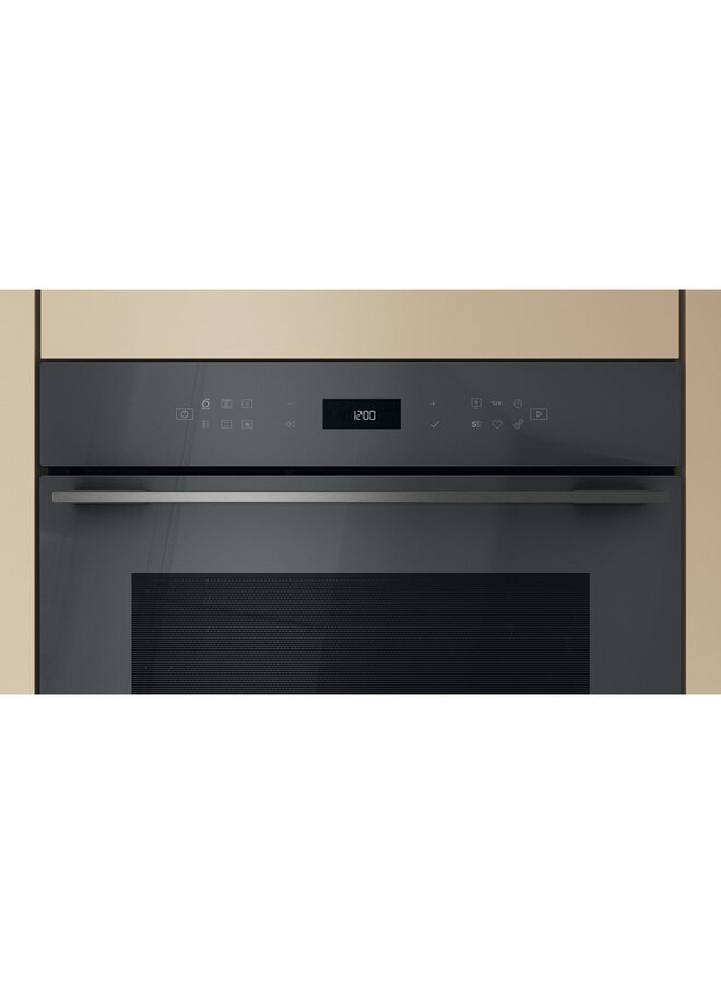 Whirlpool WCW7O7HTSSG – Inbouwoven met magnetronfunctie – 45 cm breed