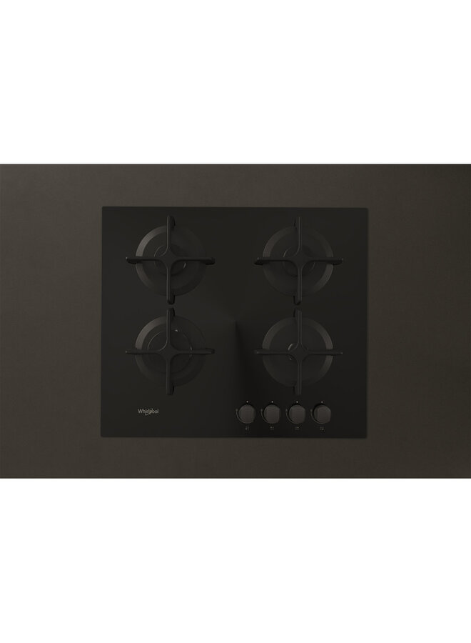 Whirlpool GOB 616/NB NL | Inbouw gaskookplaat | Gas op Glas