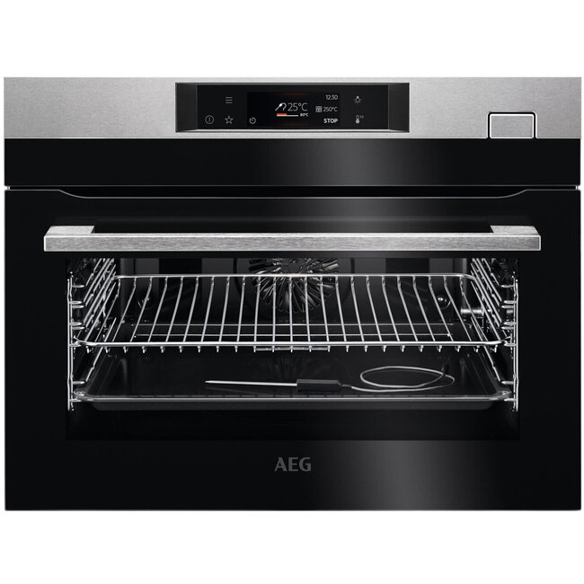 AEG KSK782280M | Inbouw Combi stoom oven | 45 cm