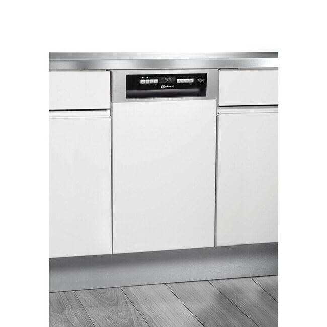 Bauknecht BSBO 3O21 PF X half geïntegreerde vaatwasser 45 cm